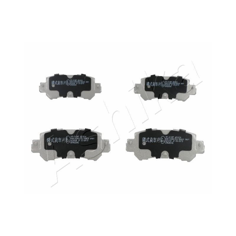 ASHIKA 51-03-313 Brzdové platničky Zadné pre