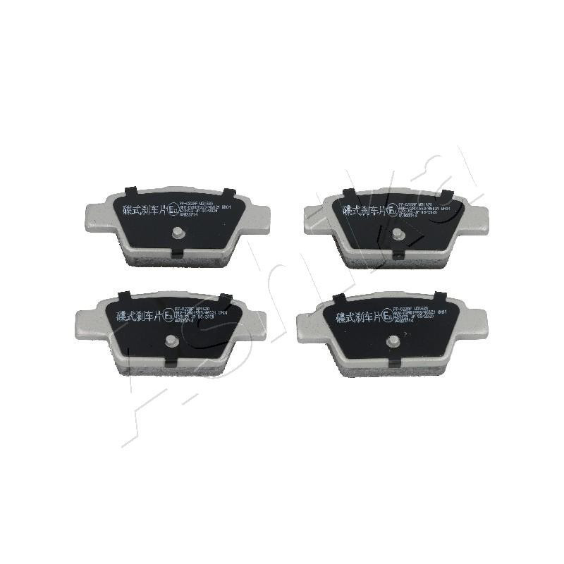 ASHIKA 51-00-022 Bremsbeläge Hinten für
