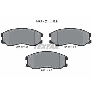 TEXTAR 2451001 Brake Pads Set Front for Antara Captiva Equinox