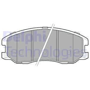 Pastiglie freno Anteriore per Chevrolet Captiva Opel Vauxhall Antara DELPHI LP1987