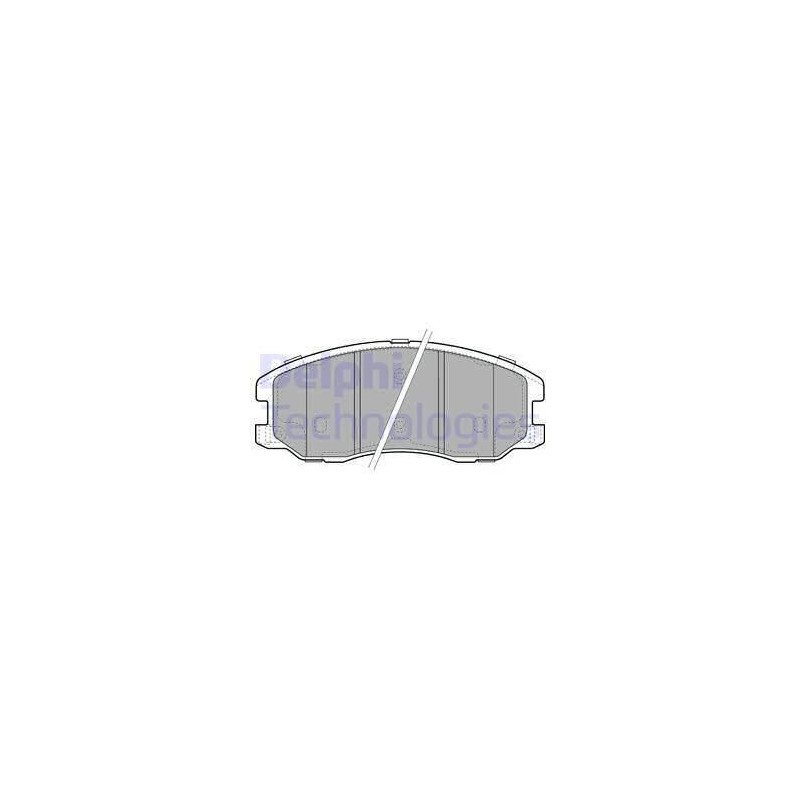 Brzdové platničky Predné pre Chevrolet Captiva Opel Vauxhall Antara DELPHI LP1987