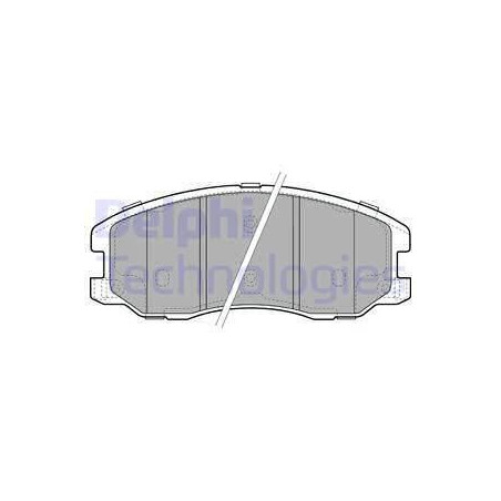 Brzdové platničky Predné pre Chevrolet Captiva Opel Vauxhall Antara DELPHI LP1987
