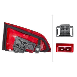 Fanale Posteriore Interna Destra per Audi A4 B8 Berline (2007-2012) HELLA 2TZ 009 687-101
