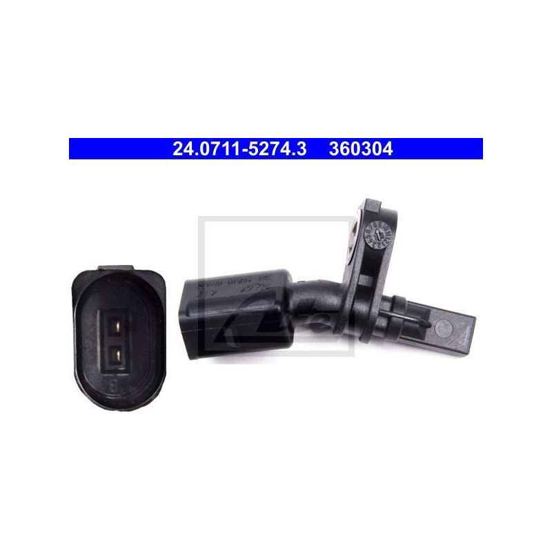 ATE 24.0711-5274.3 ABS Wheel Speed Sensor Front Right for A3 Ibiza Fabia Leon Octavia Rapid A1 TT Q2
