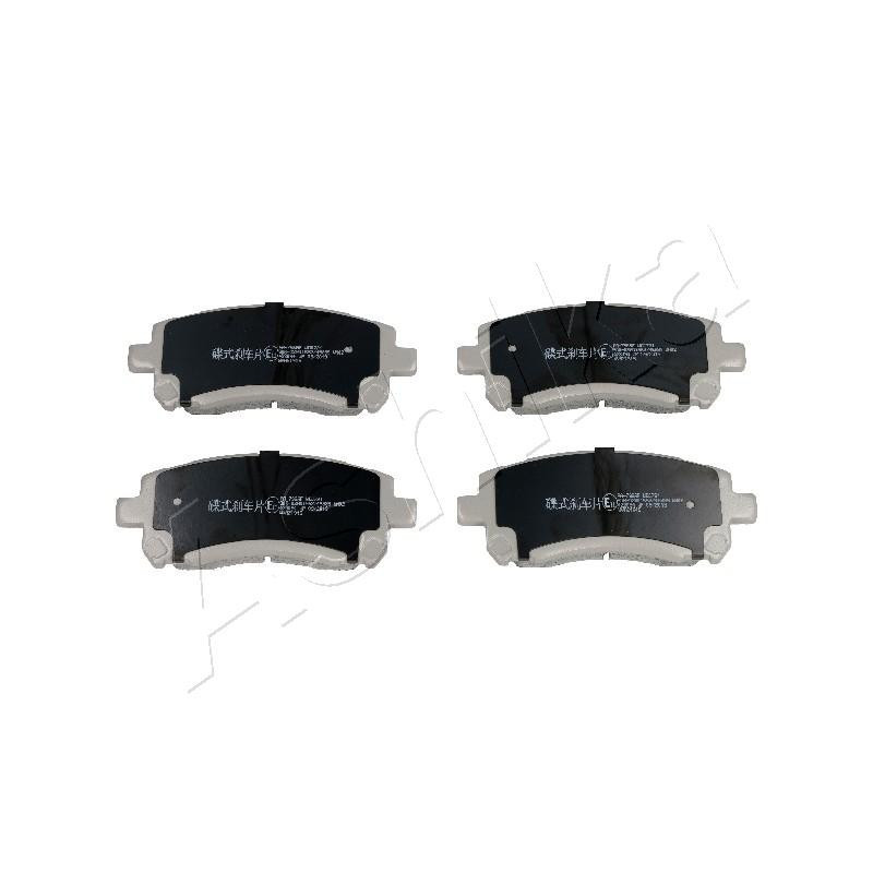 ASHIKA 50-07-796 Brzdové platničky Predné pre