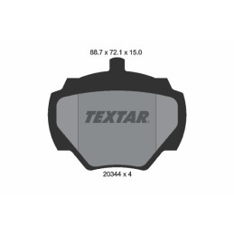 TEXTAR 2034402 Bremsbeläge