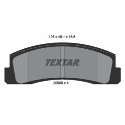 TEXTAR 2066001 Bremsbeläge