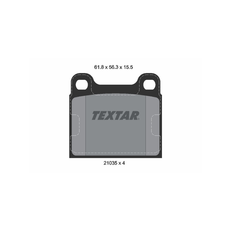 TEXTAR 2103501 Brake Pads