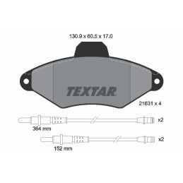 TEXTAR 2163102 Bremsbeläge
