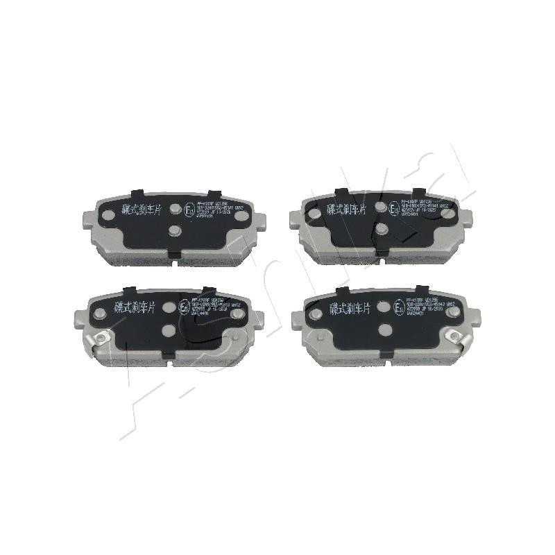 ASHIKA 51-0K-K10 Pastillas de freno Trasero para