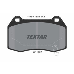 TEXTAR 2314301 Brake Pads