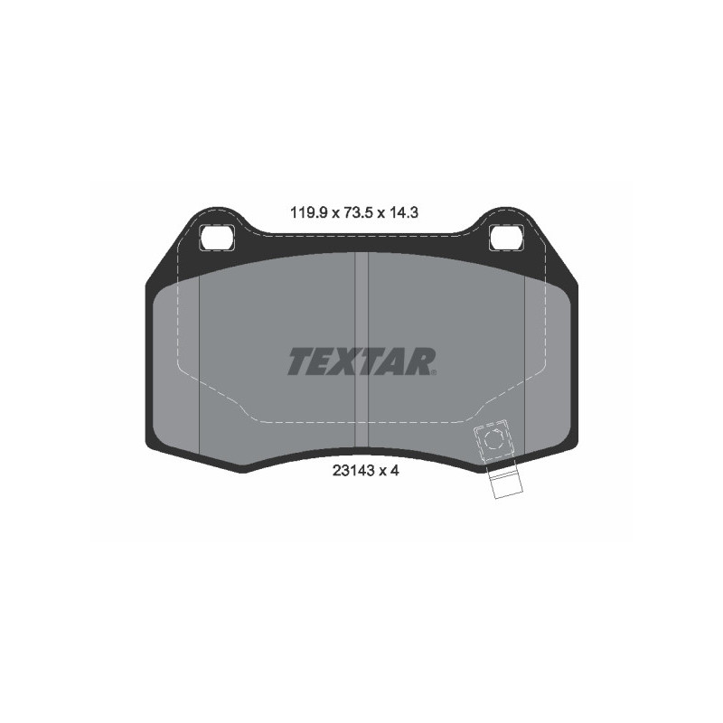 TEXTAR 2314301 Brake Pads