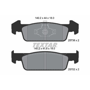 TEXTAR 2573801 Brake Pads Set Front for