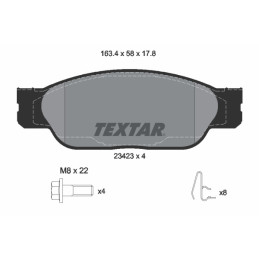 TEXTAR 2342301 Brake Pads