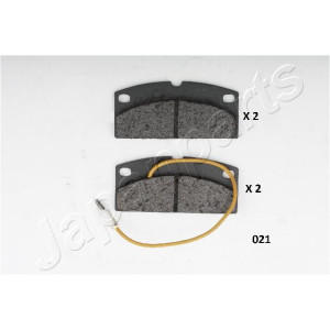 JAPANPARTS PA-021AF Brzdové platničky Predné pre