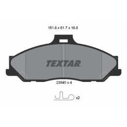 TEXTAR 2354001 Brake Pads