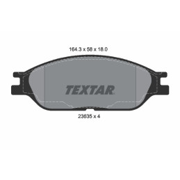 TEXTAR 2363501 Bremsbeläge