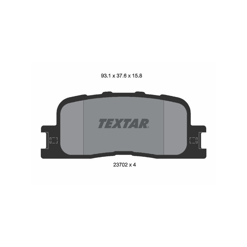 TEXTAR 2370201 Brake Pads