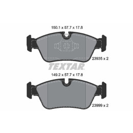 TEXTAR 2393581 Brake Pads