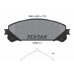 TEXTAR 2445201 Bremsbeläge