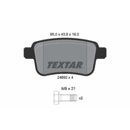 TEXTAR 2469204 Brake Pads