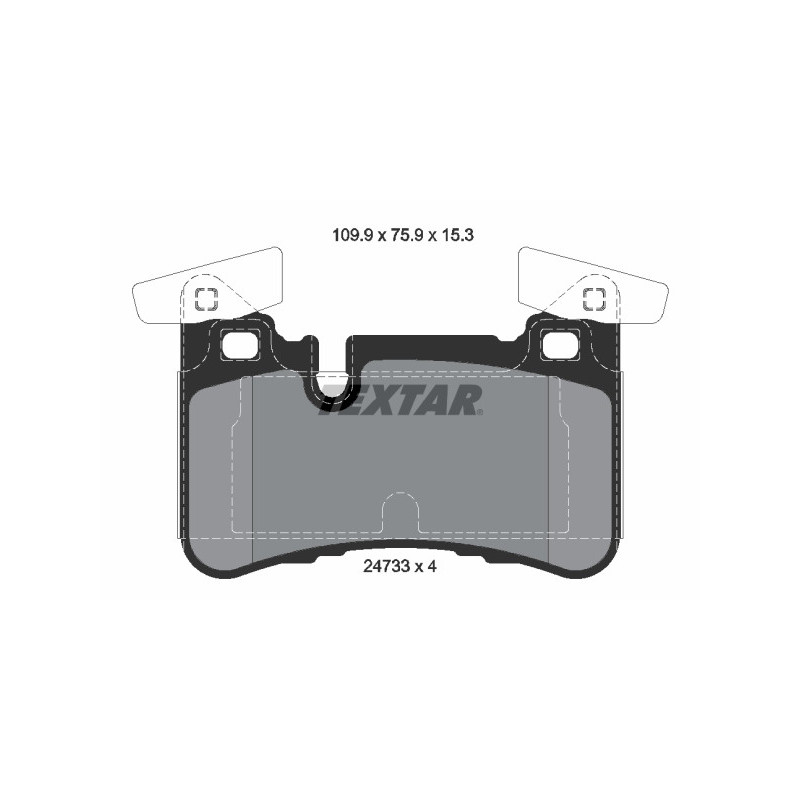 TEXTAR 2473301 Brake Pads