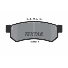 TEXTAR 2523201 Brake Pads