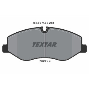 TEXTAR 2206201 Pastiglie freno anteriore per Mercedes Vito Sprinter V