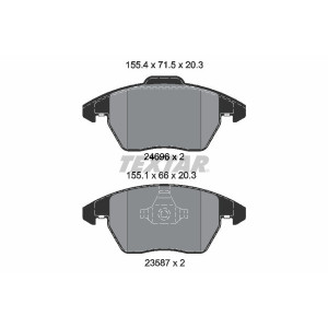 TEXTAR 2469601 Brake Pads Set Front for