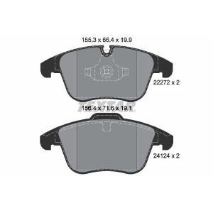 TEXTAR 2227201 Brake Pads Set Front for