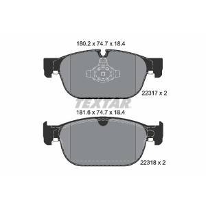 TEXTAR 2231701 Brzdové destičky přední pro Volvo XC60 V90 S90 XC90 V60 XC40 S60 C40