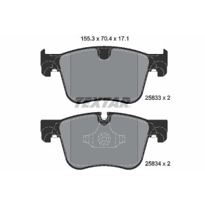 TEXTAR 2583301 Pastiglie freno anteriore per 308 C4
