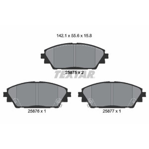 TEXTAR 2587501 Brake Pads Set Front for