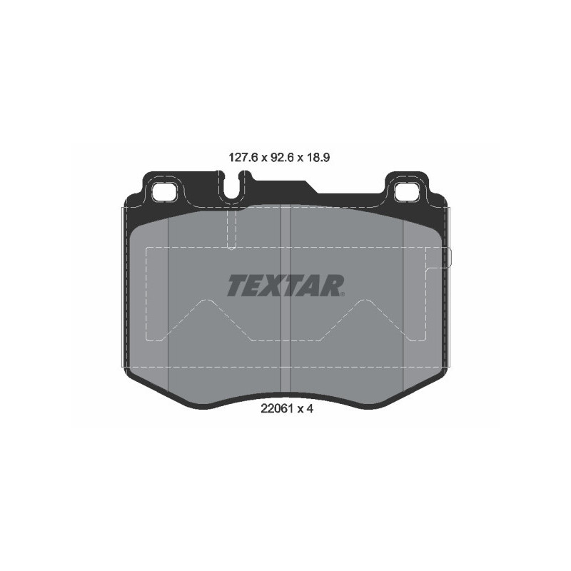 TEXTAR 2206101 Brake Pads Set Front for