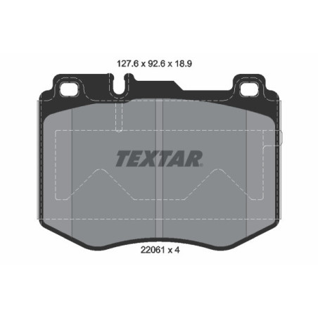 TEXTAR 2206101 Pastiglie freno anteriore per Mercedes E C CLS GLC