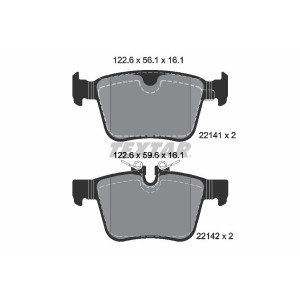 TEXTAR 2214101 Plaquettes de frein arrière pour XC60 Range Rover Evoque Rover Velar V90