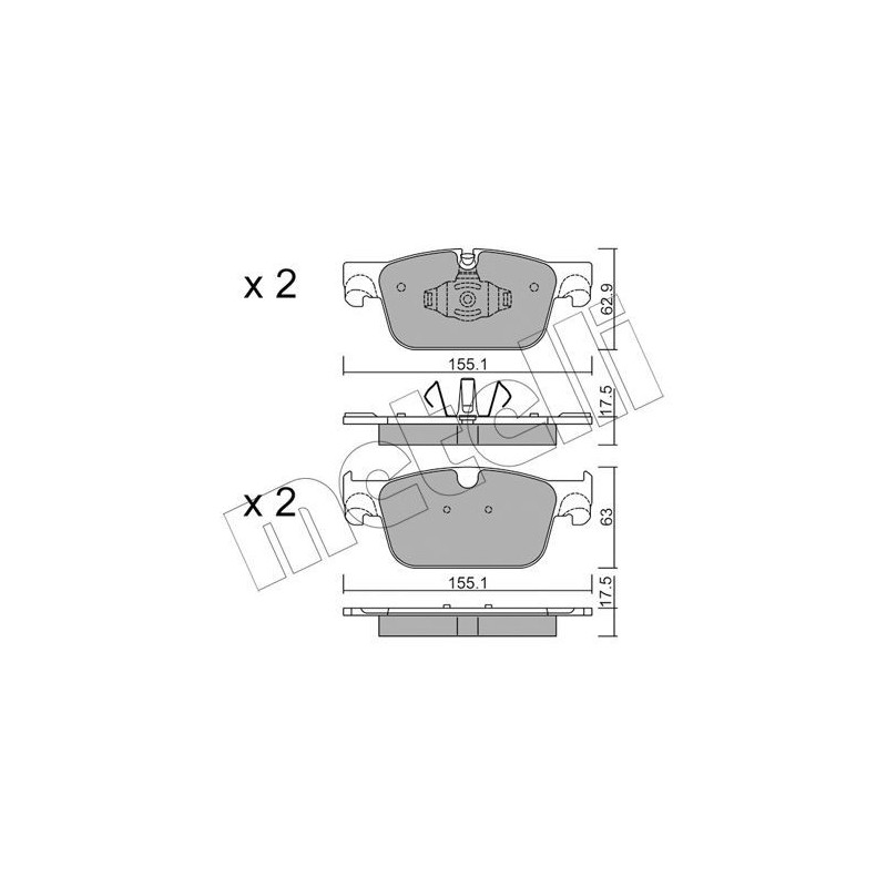 METELLI 22-1119-0 Bremsbeläge