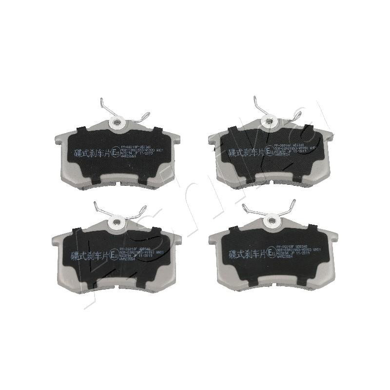 ASHIKA 51-00-0901 Bremsbeläge Hinten für