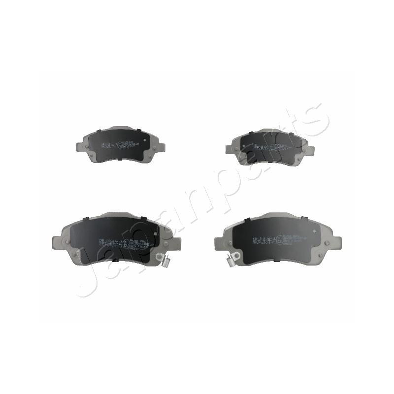 JAPANPARTS PA-206AF Brzdové platničky Predné pre