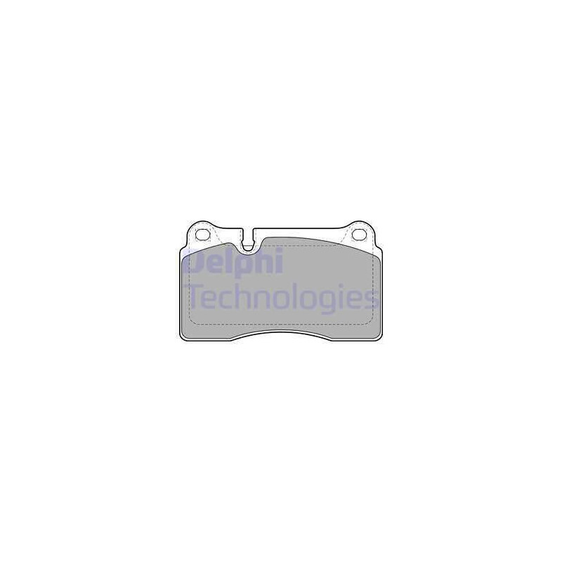 Plaquettes de frein Avant pour Audi Seat Volkswagen DELPHI LP2012