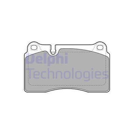 Pastillas de freno Delantero para Audi Seat Volkswagen DELPHI LP2012
