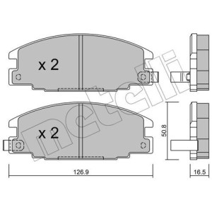 METELLI 22-0244-0 Pastillas de freno