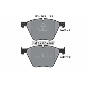 TEXTAR 2443601 Pastillas de freno delantero para BMW 7 X5 X6 5