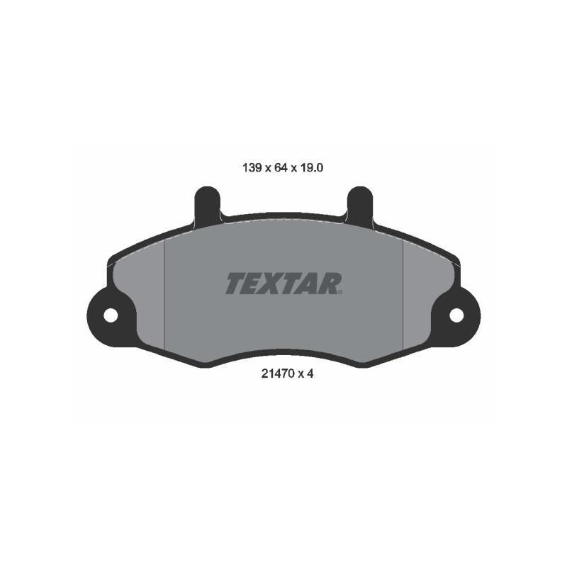 TEXTAR 2147001 Klocki hamulcowe przód dla Ford Transit