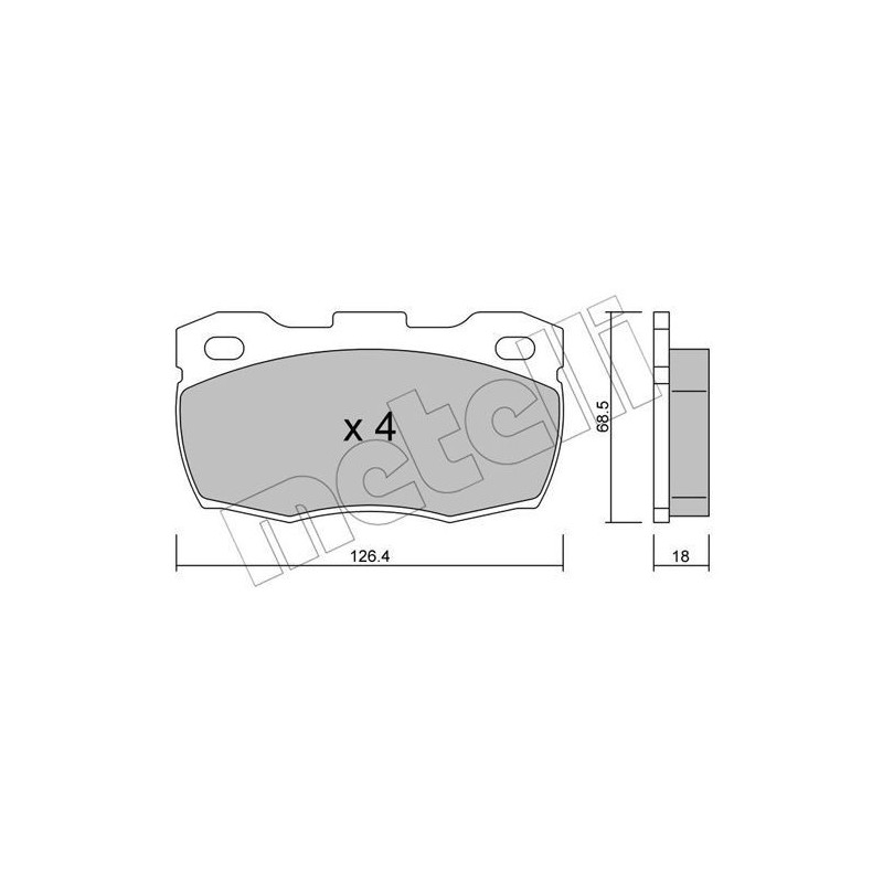 METELLI 22-0352-0 Pastiglie freno