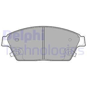 Brzdové platničky Predné pre Chevrolet Opel Vauxhall DELPHI LP2170