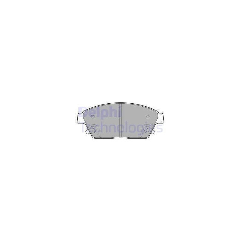 Bremsbeläge Vorne für Chevrolet Opel Vauxhall DENCKERMANN B111236