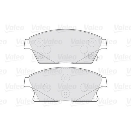 Pastiglie freno Anteriore per Chevrolet Opel Vauxhall VALEO 301070