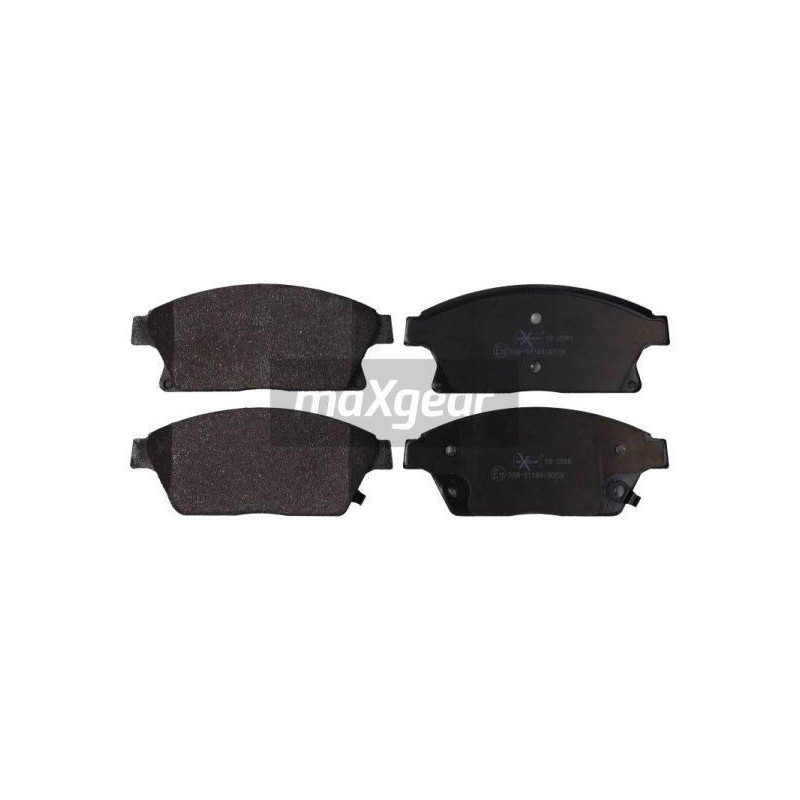 MAXGEAR 19-2088 Brzdové platničky predné pre Chevrolet Opel Vauxhall
