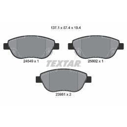 TEXTAR 2454901 Brake Pads